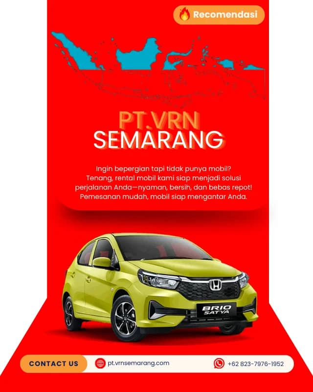 Rental mobil Honda Brio di Semarang