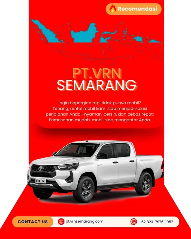 Rental mobil Toyota Hilux Double Cabin di Semarang